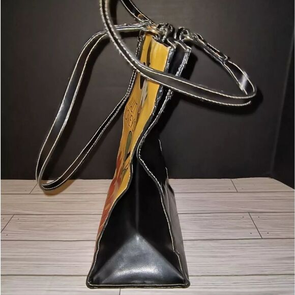 Walt Disney’s Vintage Mickey Mouse Vinyl Tote Handbag With Magnetic Snap Close - Picture 8 of 13